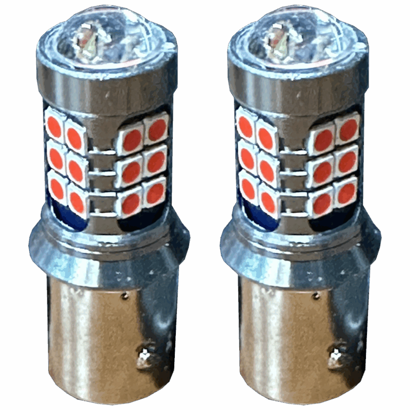 BOMBILLO STOP FIJO Y STROBER ROJO AC-H0533